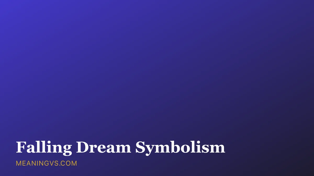 A figure suspended in mid-air against an open sky, evoking the sensation of falling in a dream