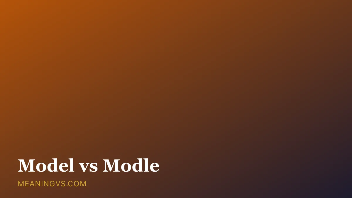 The words model and modle side by side, with model marked correct and the -el ending highlighted